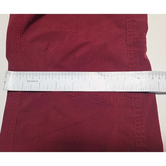 Kuhl Vintage Patina Dye Cargo Red Roll Up Hiking Pants Women's Size 8 Regular - Picture 11 of 14
